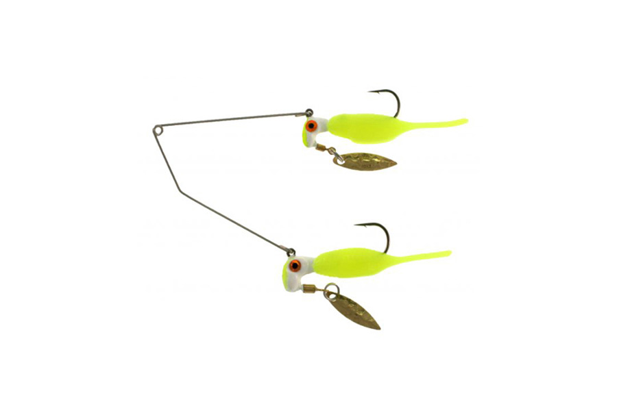 Blakemore Road Runner Reality Shad Buffet Rig (White/Chartreuse) 