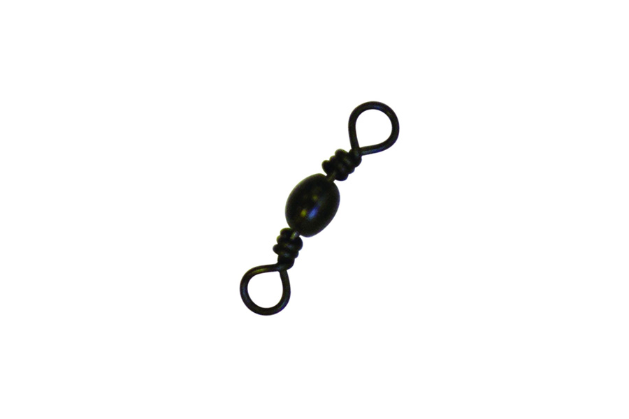 Eagle Claw Black Barrel Swivel Size 12