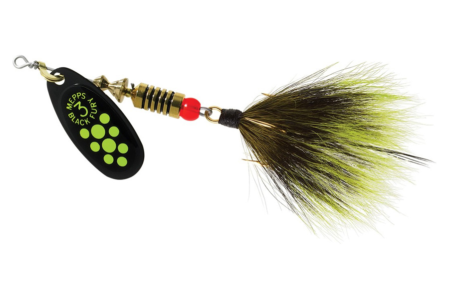 Mepps Black Fury Dressed 1/4oz