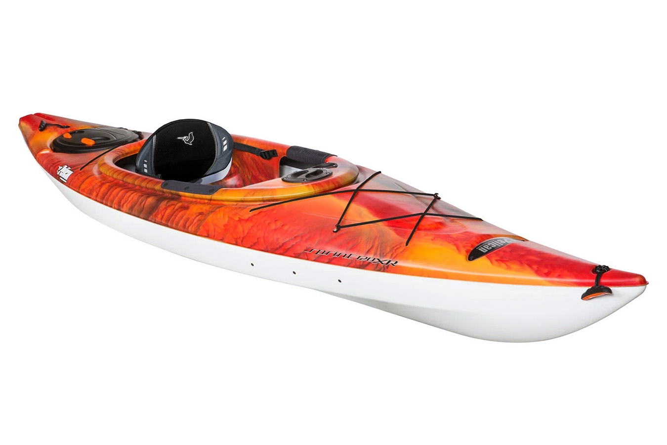 Pelican Boats Sprint 120XR Performance Kayak (Lava/Orange/White)
