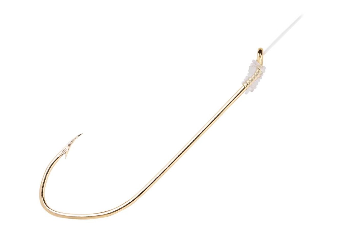 Eagle Claw Pro-V Bend Snelled Aberdeen Hook 