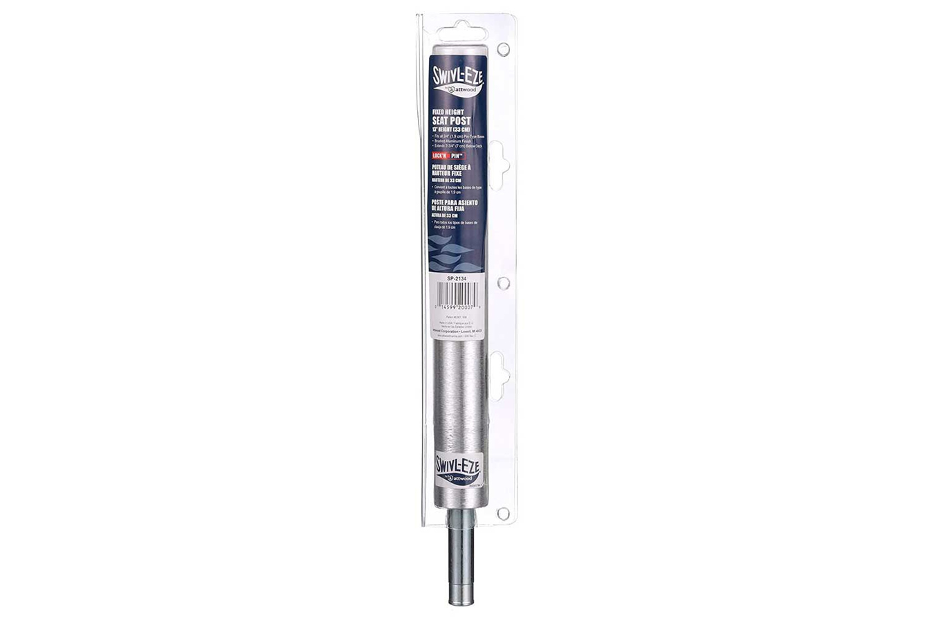 Swiveleze Lock N Pin 13x3/4 Inch Aluminum Non-Threaded Fixed Post, Aftermarket