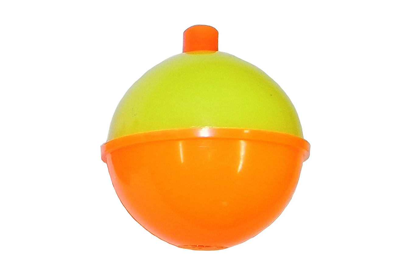 K And E BEST Orange/Yellow Plastic Floats, 1.5 Inch, 12pk