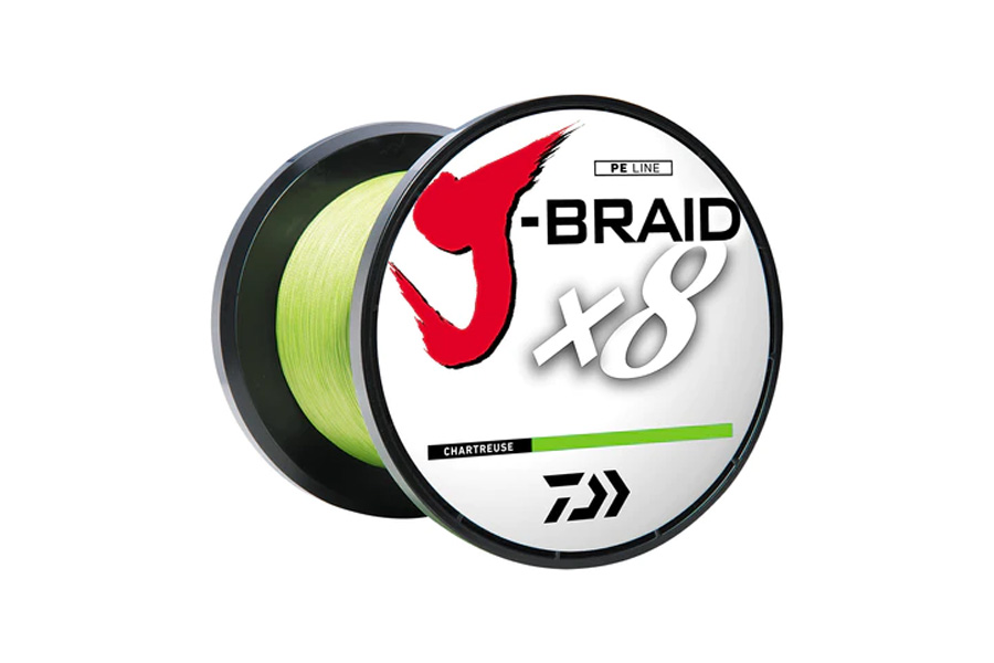Daiwa J-Braid X8 20lb 330yd Braided Line Dark Green