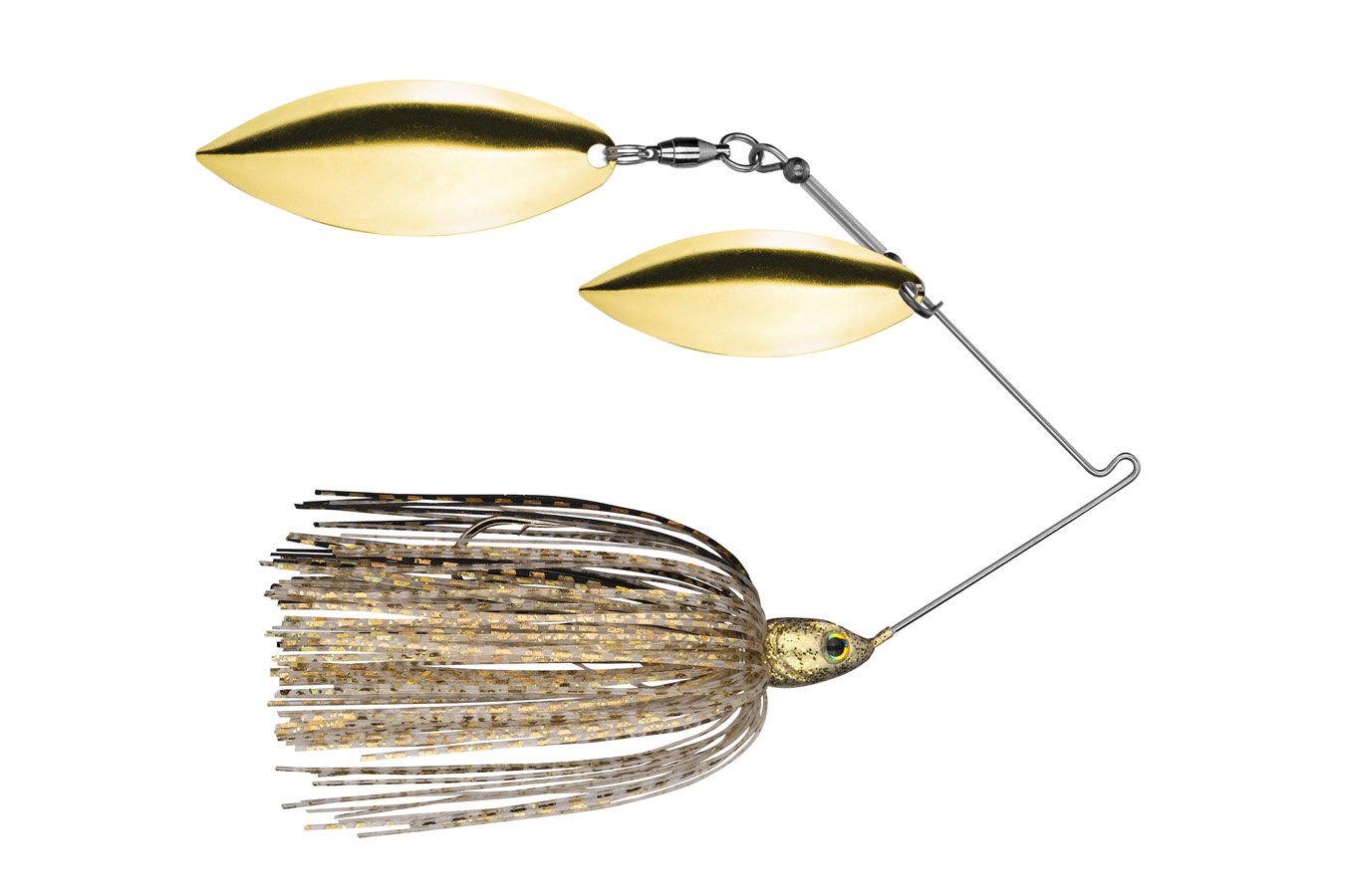 Strike King Tour Grade Compact Spinnerbait 1/2oz Willow/Willow