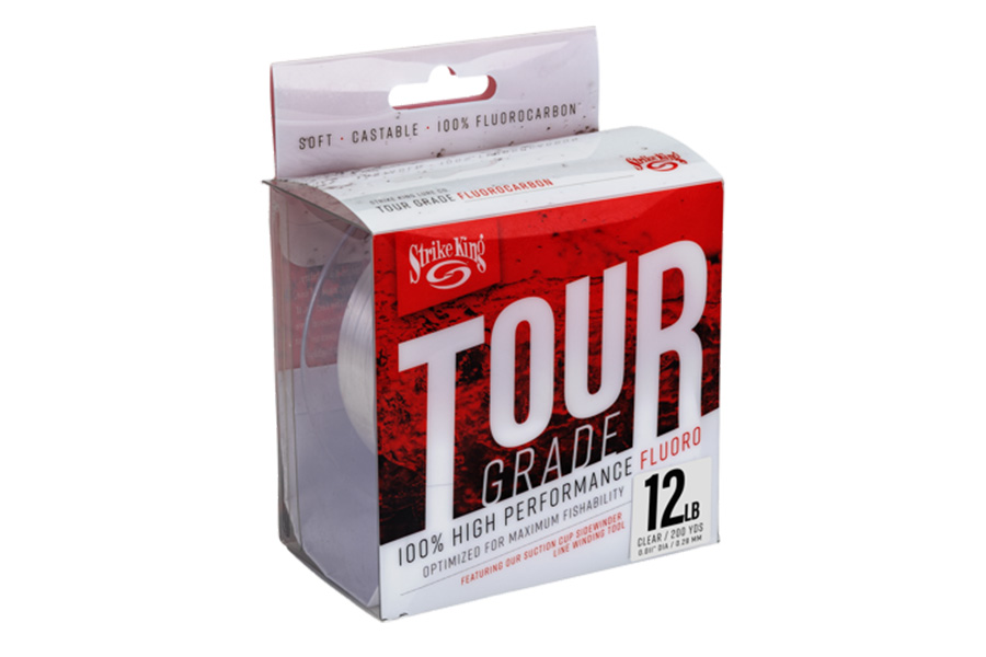Strike King Tour Grade Fluorocarbon 200 yrd/12lb Clear