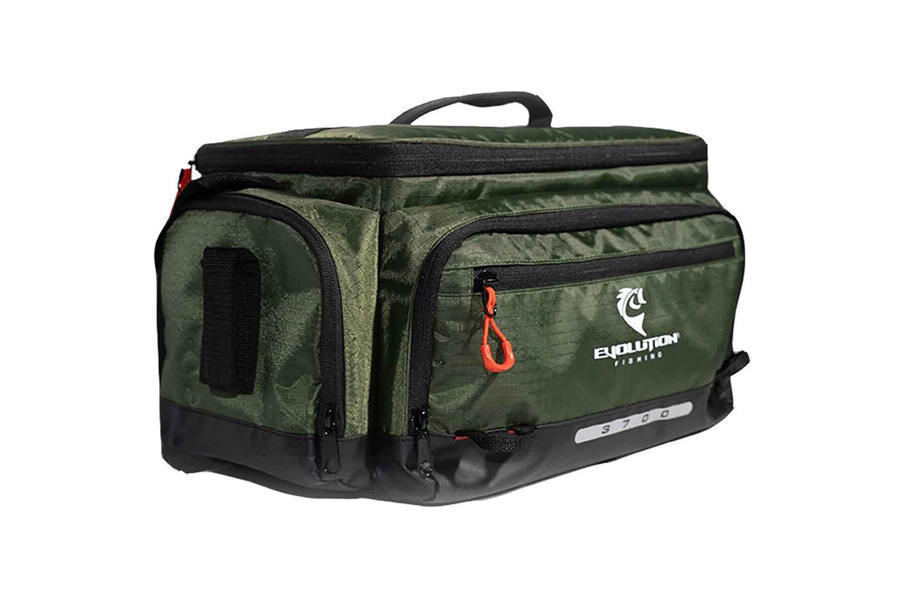 Evolution Outdoors Olive Green 3700 Smallmouth Soft Tackle Bag - 3 Trays Included