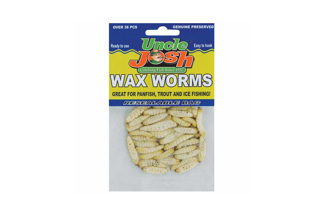 Uncle Josh Wax Worms, 36 Count