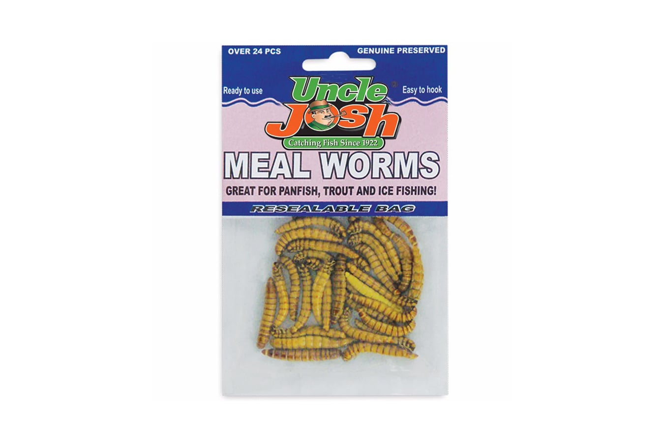 Uncle Josh Meal Worms, 24 Count