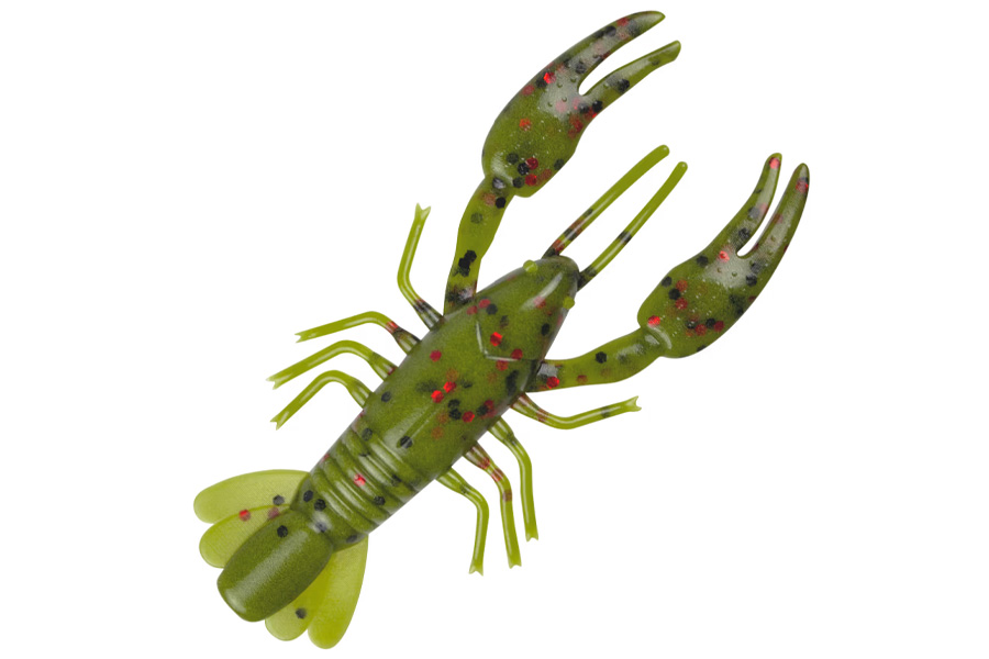 Yum Ned Craw - Amber Green Flake