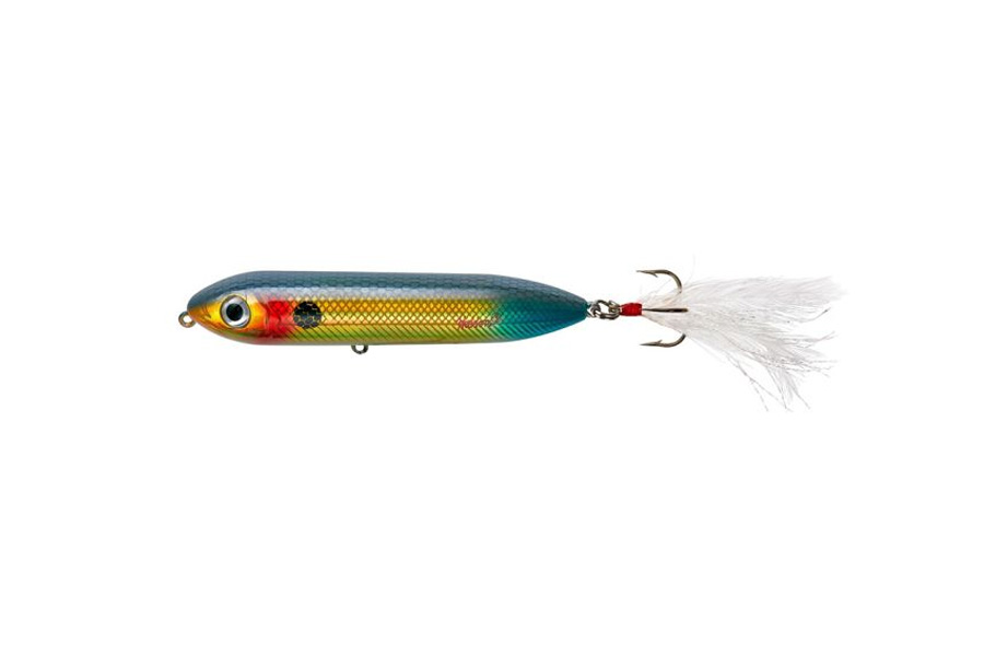 Heddon Super Spook Jr - Feathered Wounded Shad