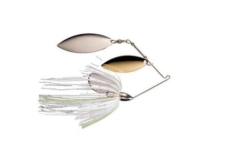 War Eagle 3/8oz Double Willow Spinnerbait - Blue Pearl Shad