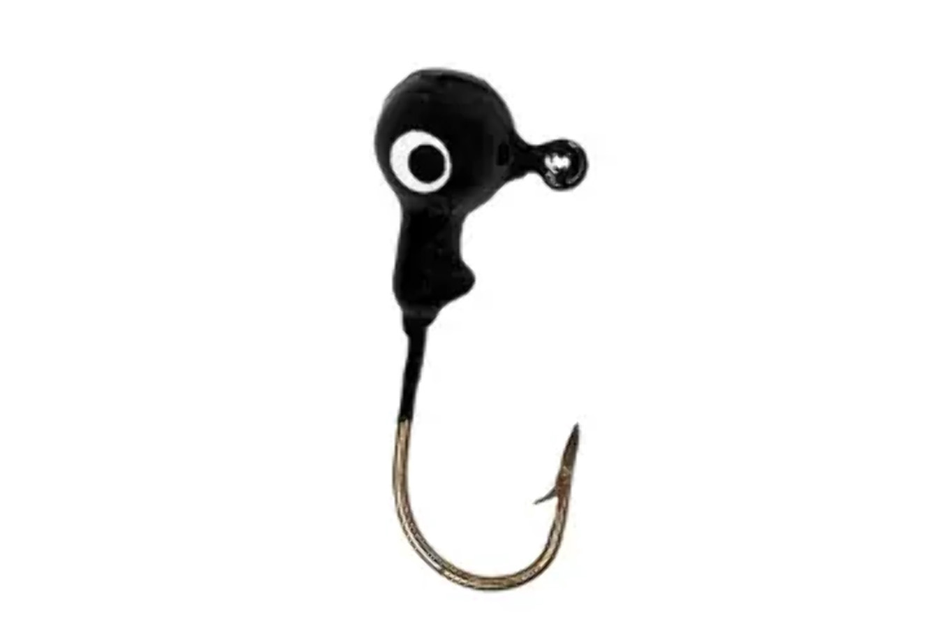 Head Hunter 1/4 Painted Ball Head Jigheads with Bronze Hook, Pack of 10