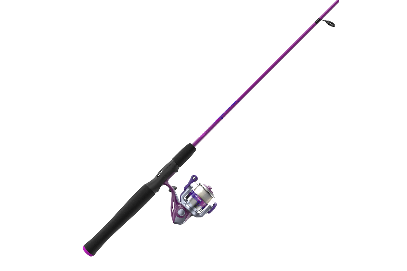 Zebco Splash Tidepool Purple 6 Foot Medium Spinning Combo