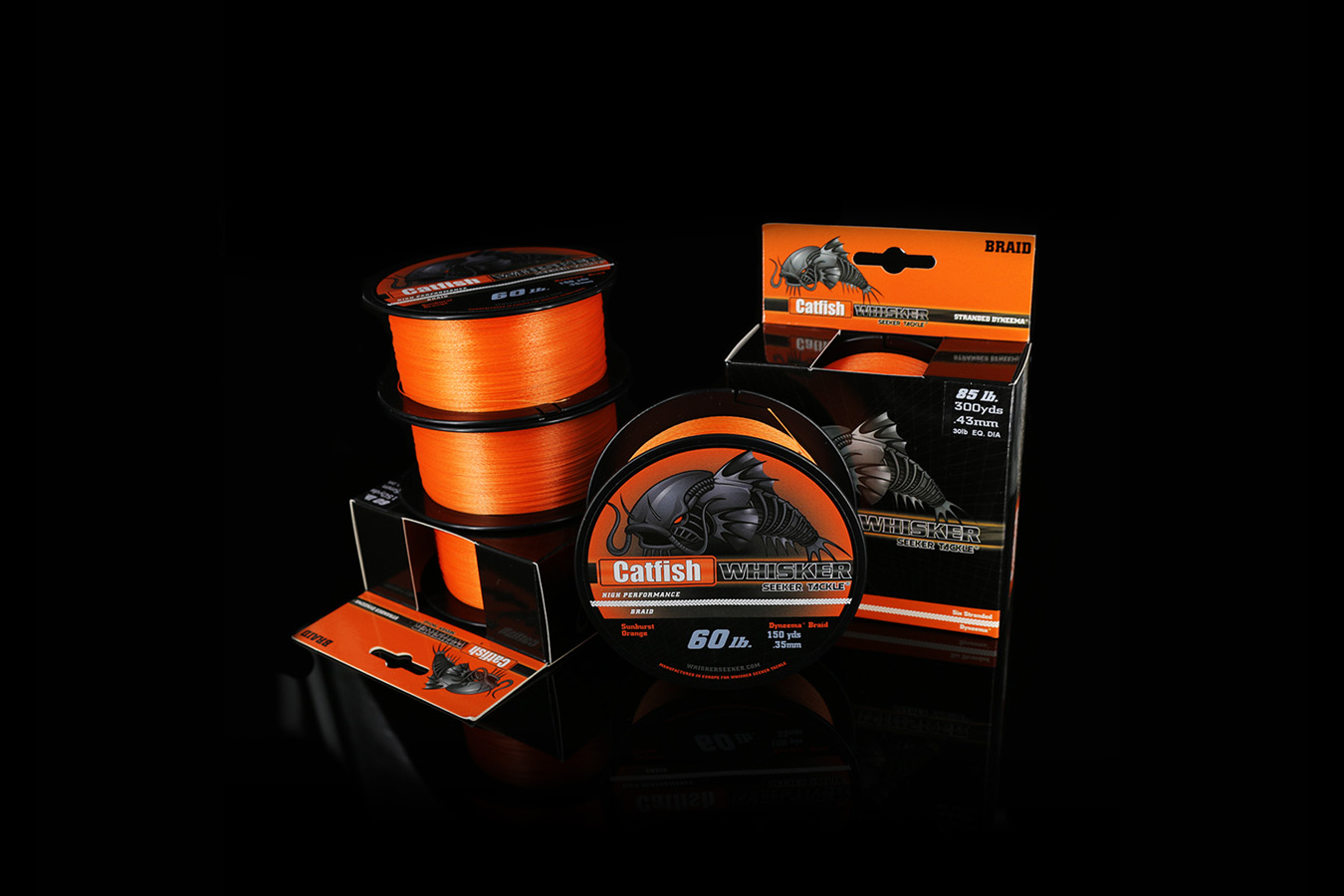 Whisker Seeker Braid Catfish Fishing Line 150 Yards