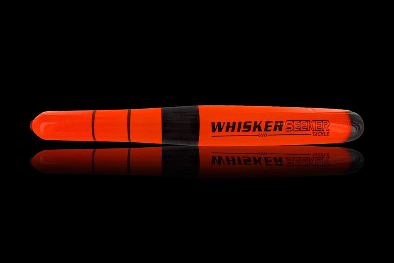 Whisker Seeker Weighted Catfish Slip Float - Orange 8 Inch