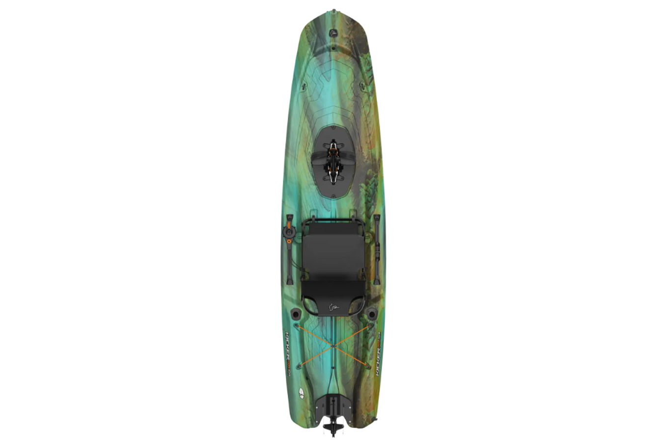 Pelican Boats Catch Kicker 110 HDII Angler Pedal Kayak - Amazonia