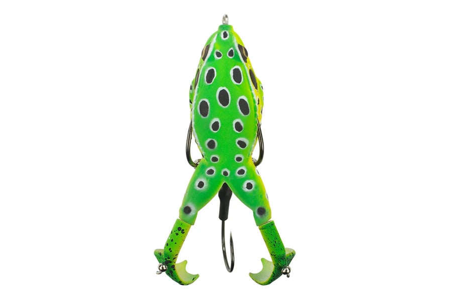 Lunkerhunt Prop Frog Dual Prop Hollow Body - Leopard