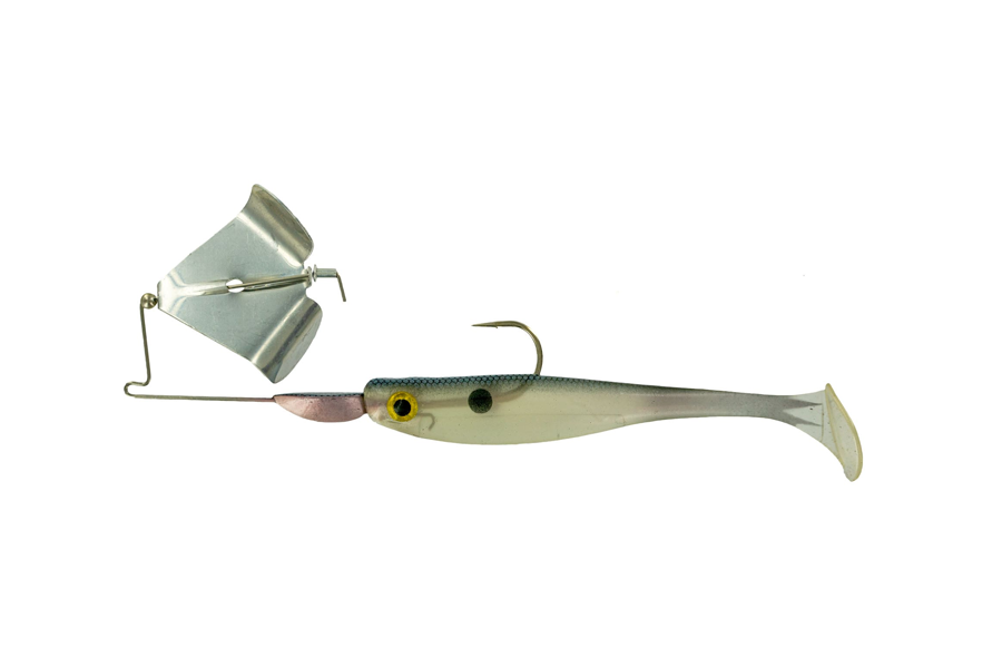 Big Bite Baits Suicide Buzz Shad Swimbait Silver/Pearly