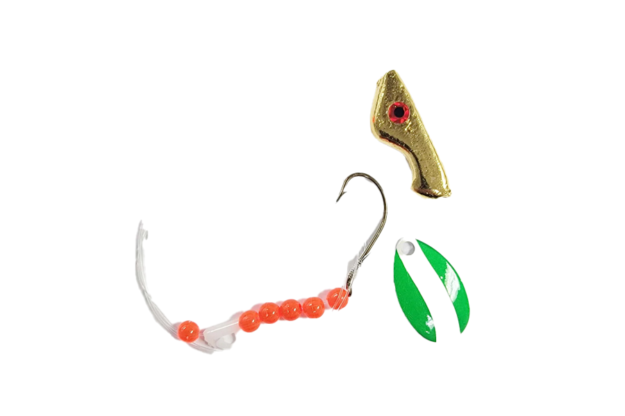 Erie Dearie Weapon with #3 Hook Assorted Colors