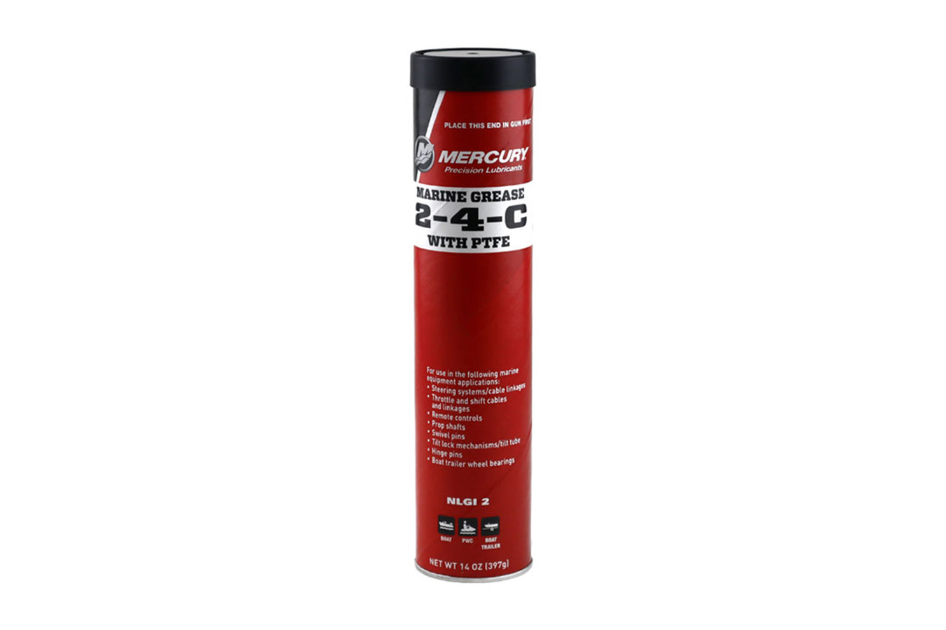 Mercury 2-4-C Marine Grease w/ PTFE 14 oz