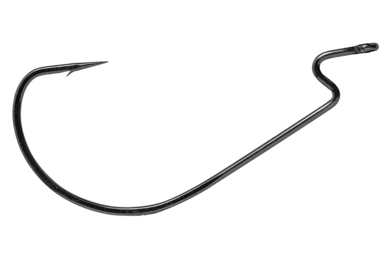 Gamakatsu Worm Hook Offset Shank EWG NS Black Size 5/0