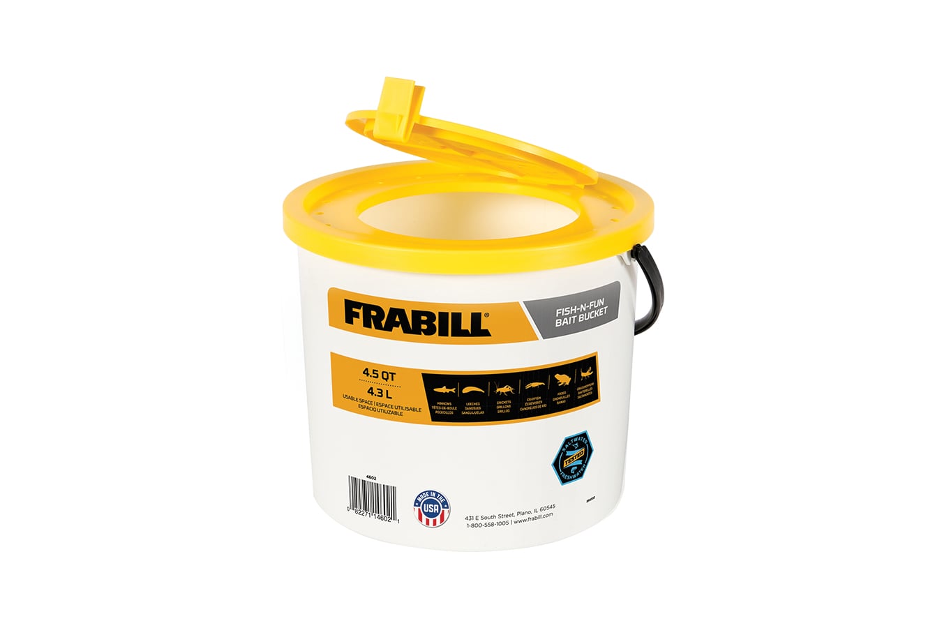 Frabill 4.5 QT Fish N Fun Bucket